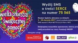 SerwerSMS.pl grał bardzo głośno dla WOŚP! Wciąż można wysyłać SMS-y Premium